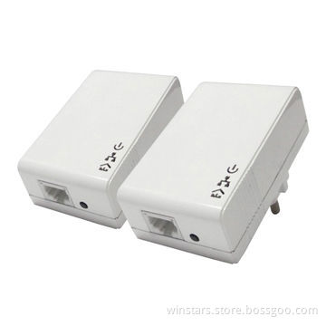 500Mbps Wall Mount Power Online Adapters, Home Plug, Network via Power Line Directly